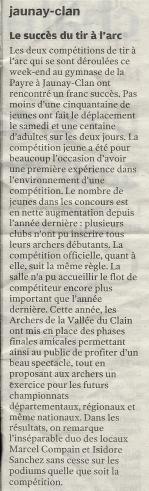 presse nouvelle république janvier 2012