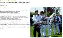 Les archers de la Vienne et de Jaunay Clan ont rivalisés avec les vent au gymnase de la haute Payre !